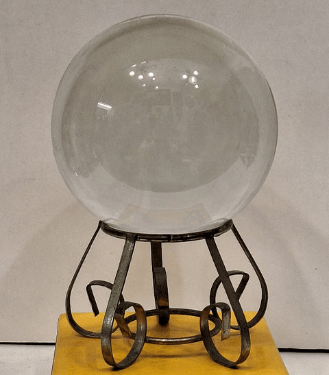 Bola em cristal transparente 