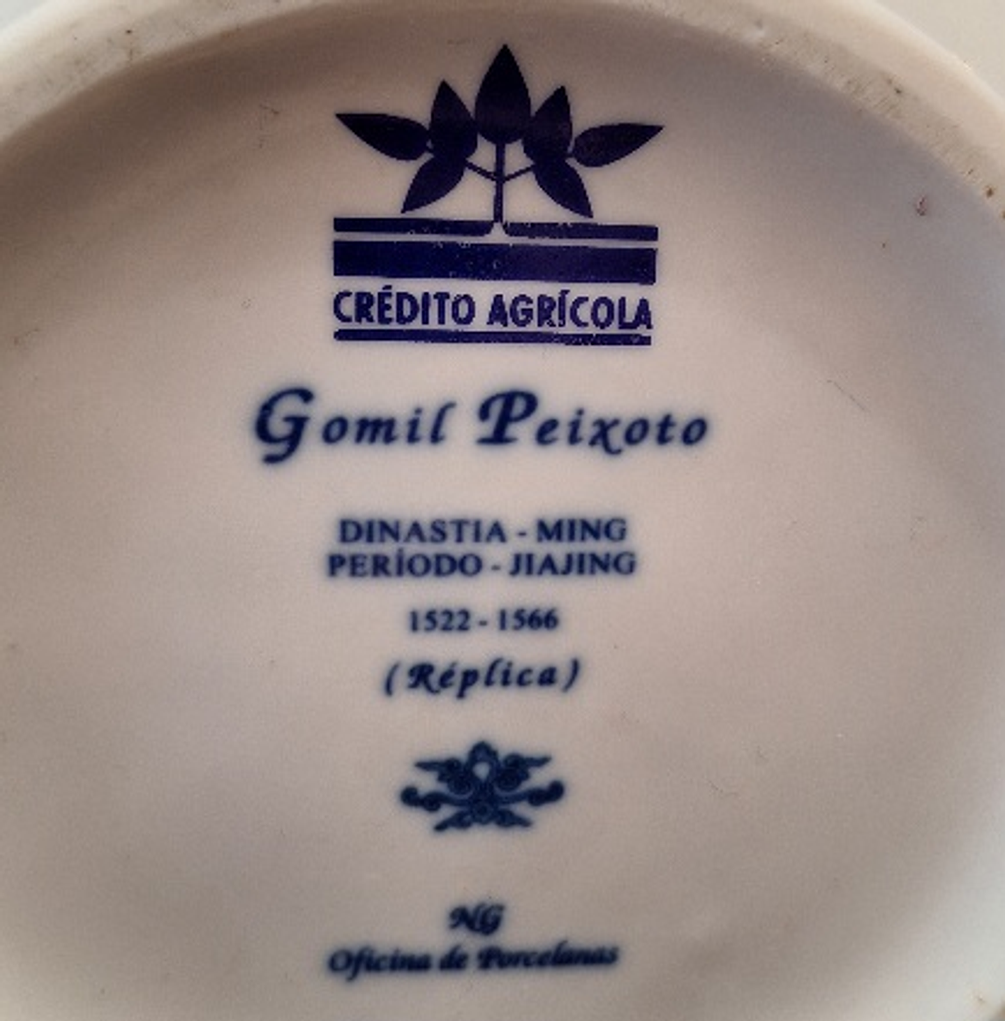 Gomil, Dinastia Ming, António Peixoto  3