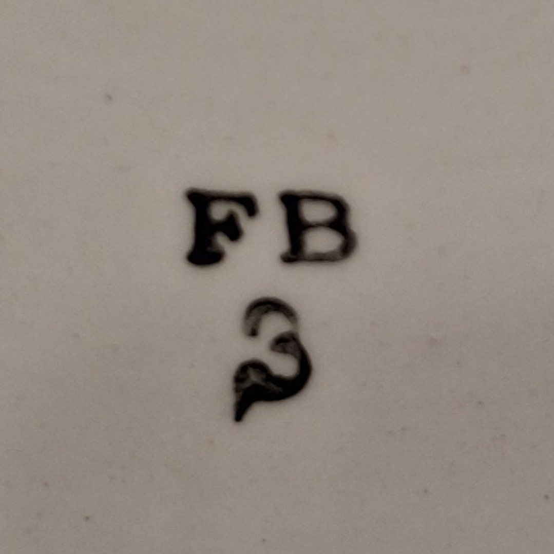 Prato em faiança francesa Badonviller 2