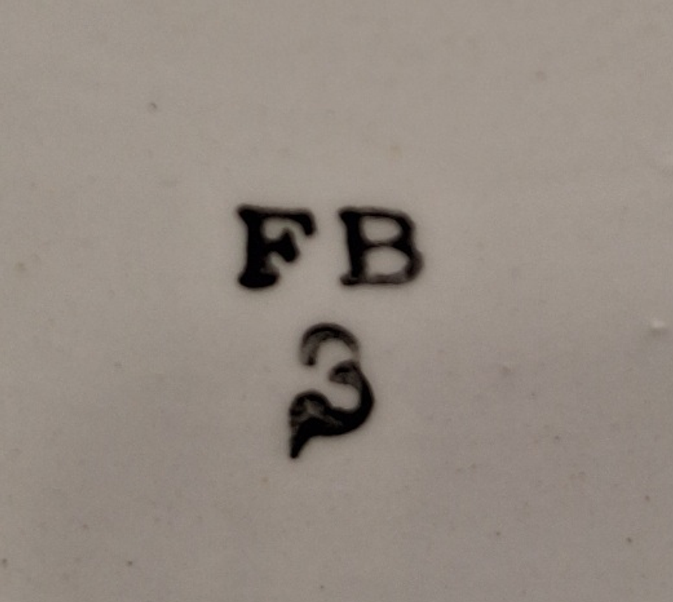 Prato em faiança francesa Badonviller 2