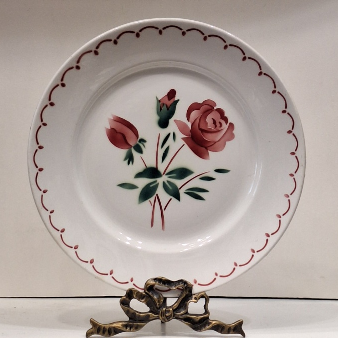 Prato em faiança francesa Badonviller 1