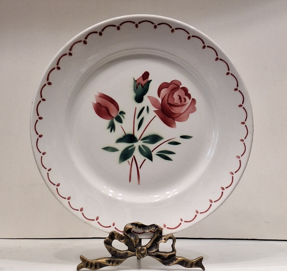 Prato em faiança francesa Badonviller 1