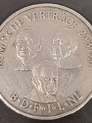 Moeda em prata - 10 ECU - 1987, Strasboug