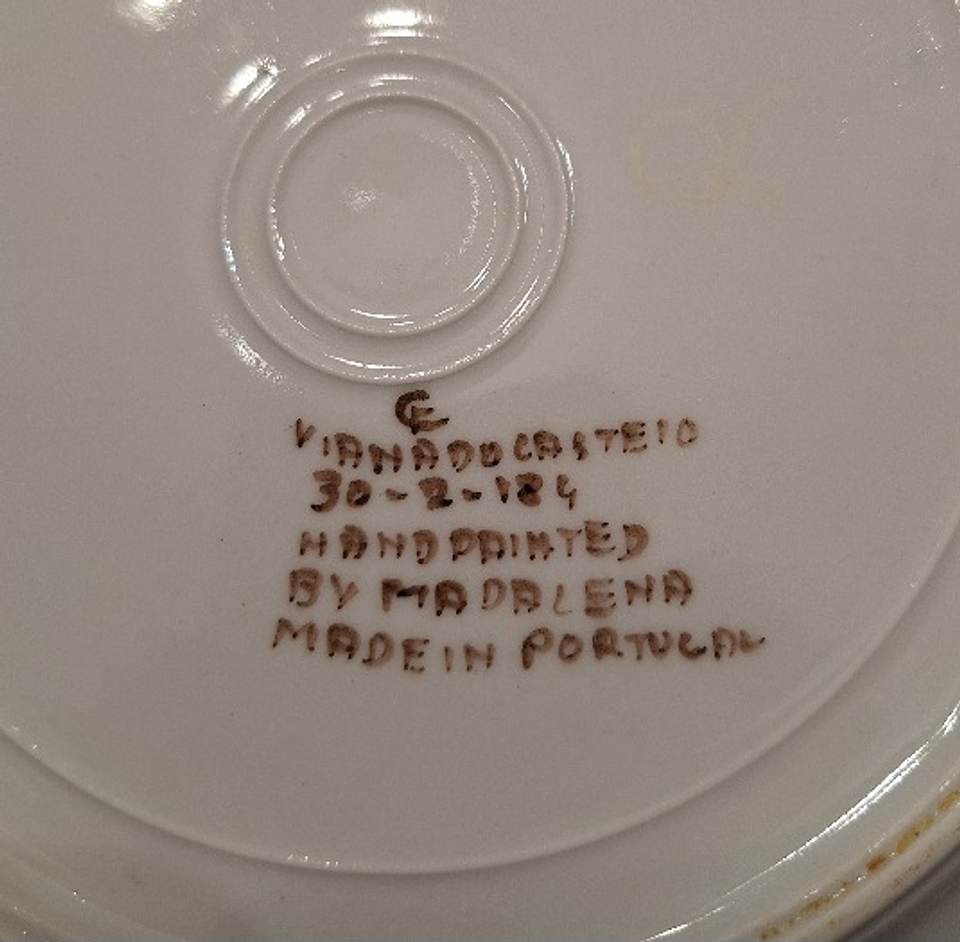 Prato de louça de Viana do Castelo  2