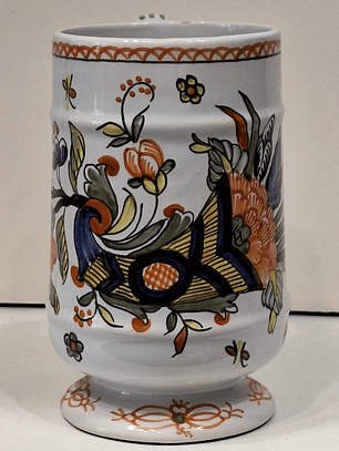 Caneca em faiança de Rouen - França 