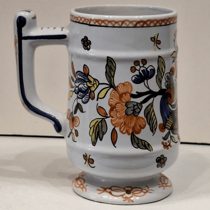 Caneca em faiança de Rouen - França  2