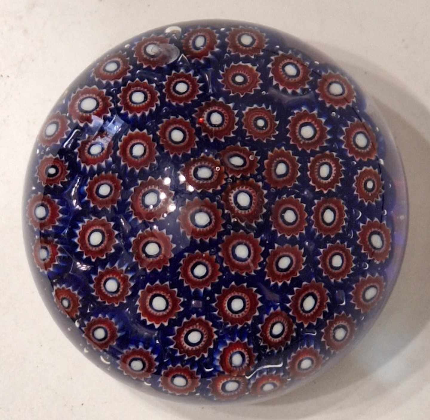 Pisa-papéis em cristal millefiore de Murano  1