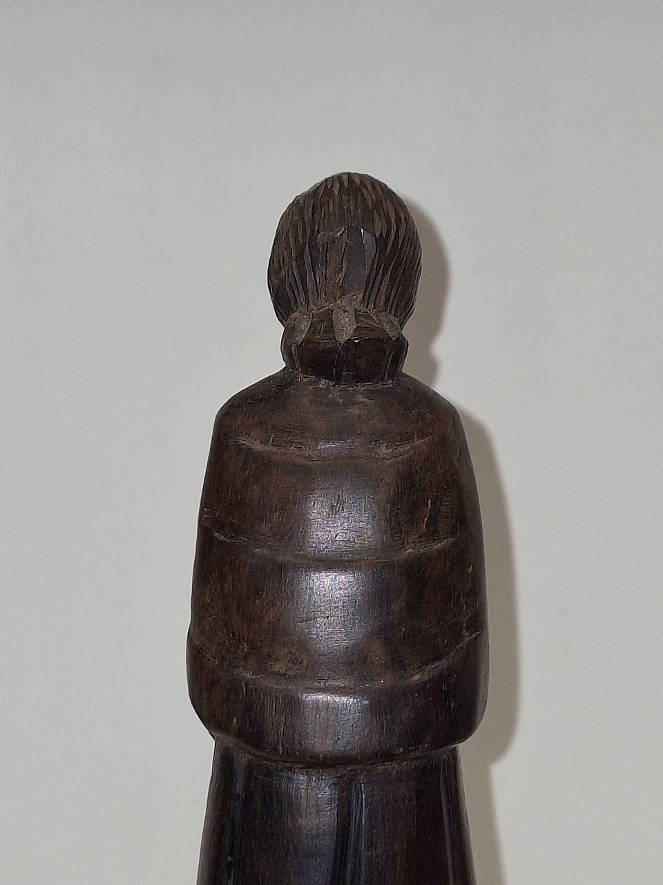 Escultura em madeira Madonna com menino 7