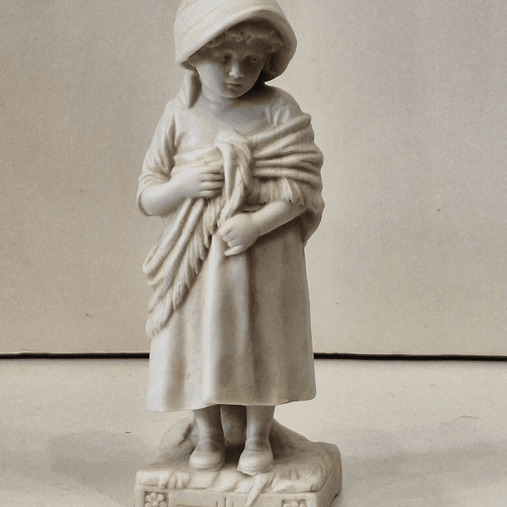 Estatueta em biscuit, tulipeira  6