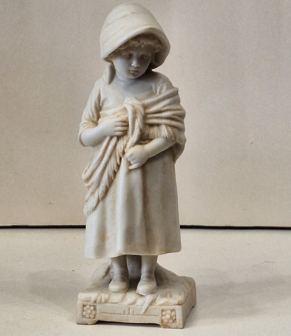 Estatueta em biscuit, tulipeira  6