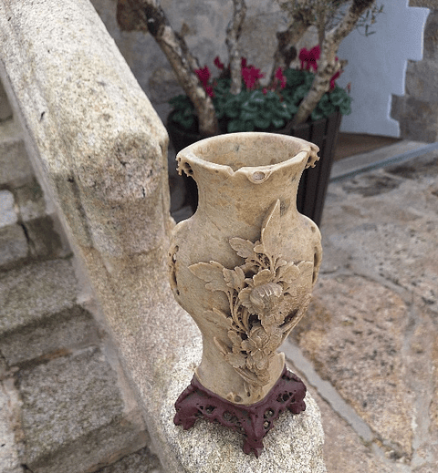 Vaso em pedra sabão, anos 20/30