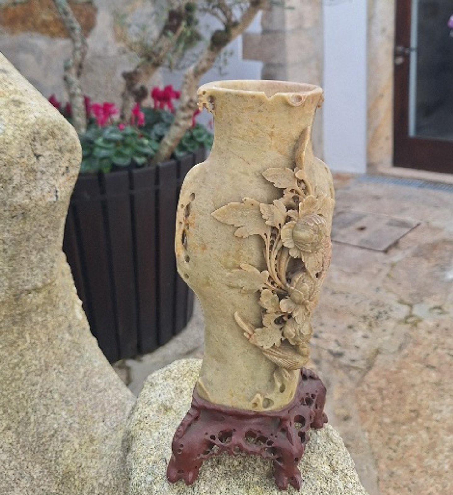 Vaso em pedra sabão, anos 20/30 2