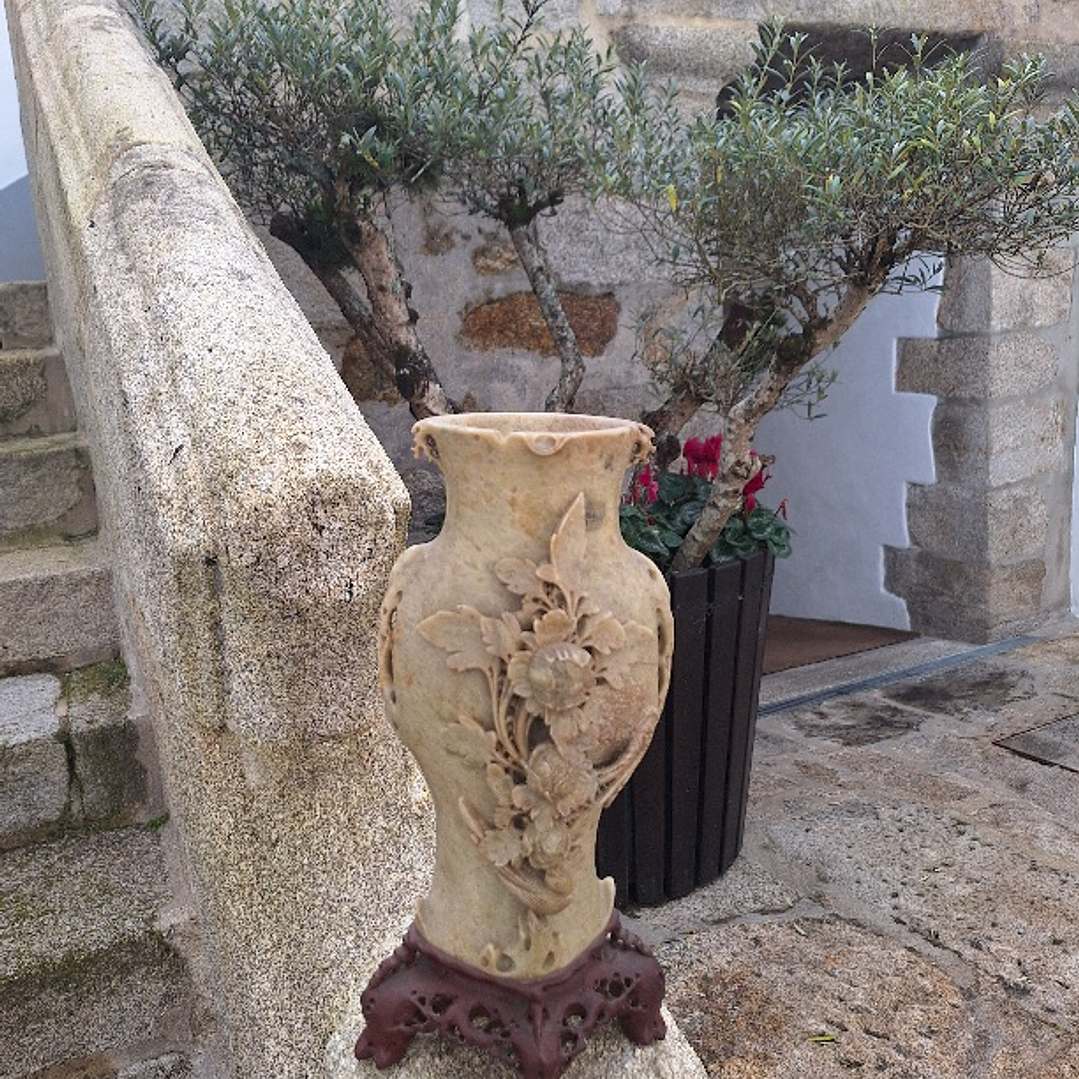 Vaso em pedra sabão, anos 20/30 3