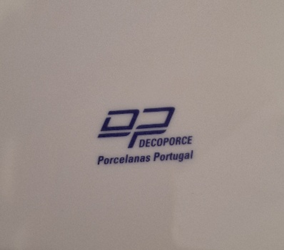 Prato decorativo representando o Inverno  2