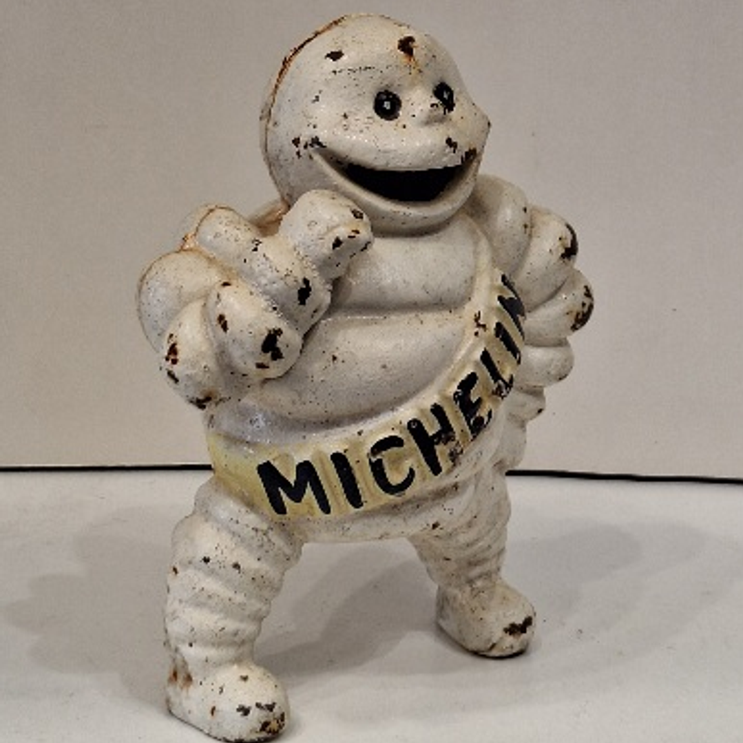 Cofre Mascote da Michelin em ferro fundido  1