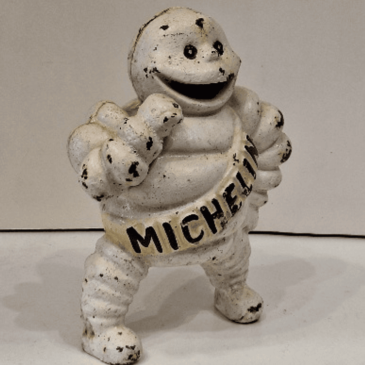 Cofre Mascote da Michelin em ferro fundido  1