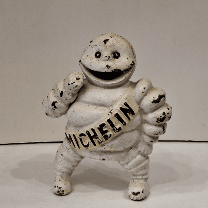 Cofre Mascote da Michelin em ferro fundido  2