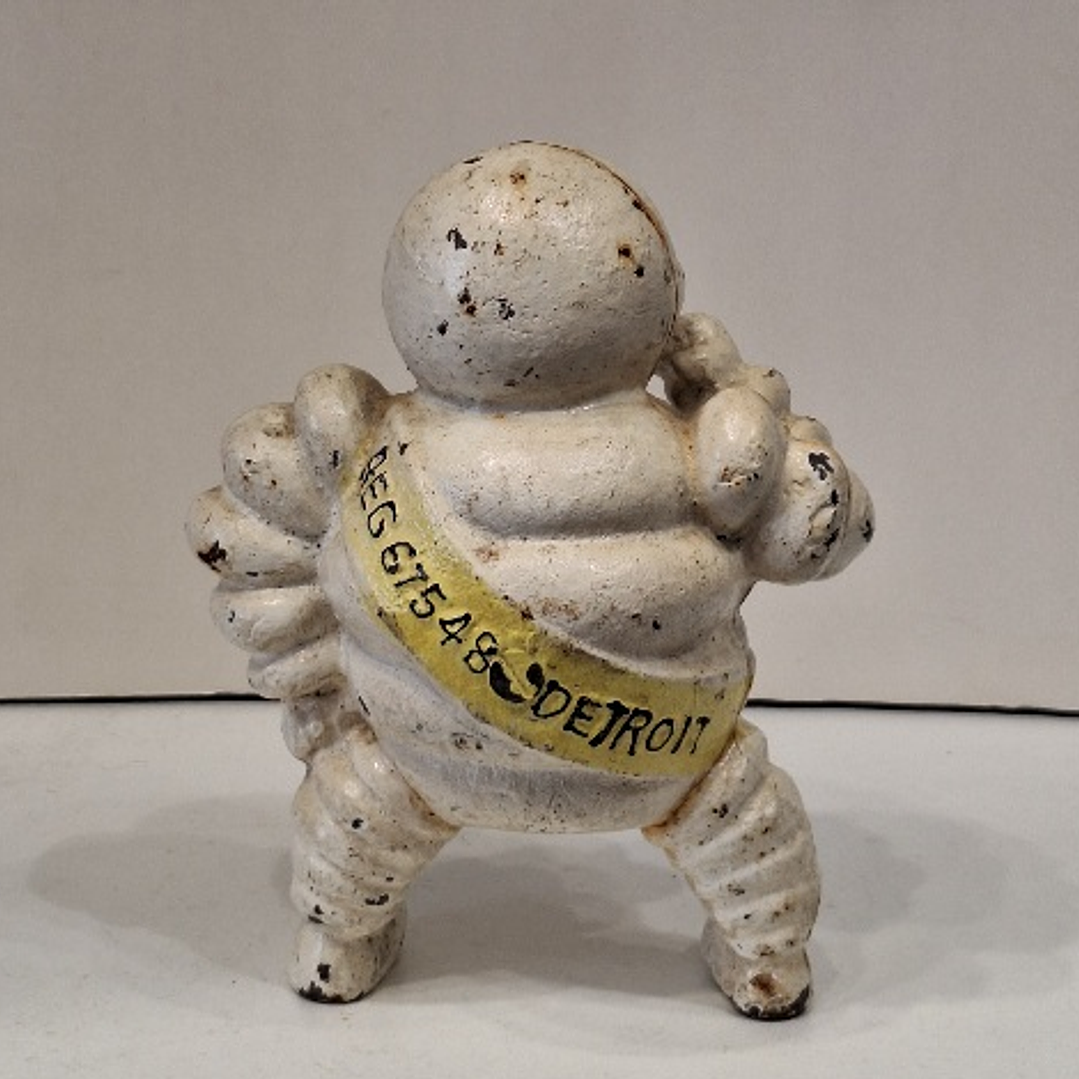 Cofre Mascote da Michelin em ferro fundido  4