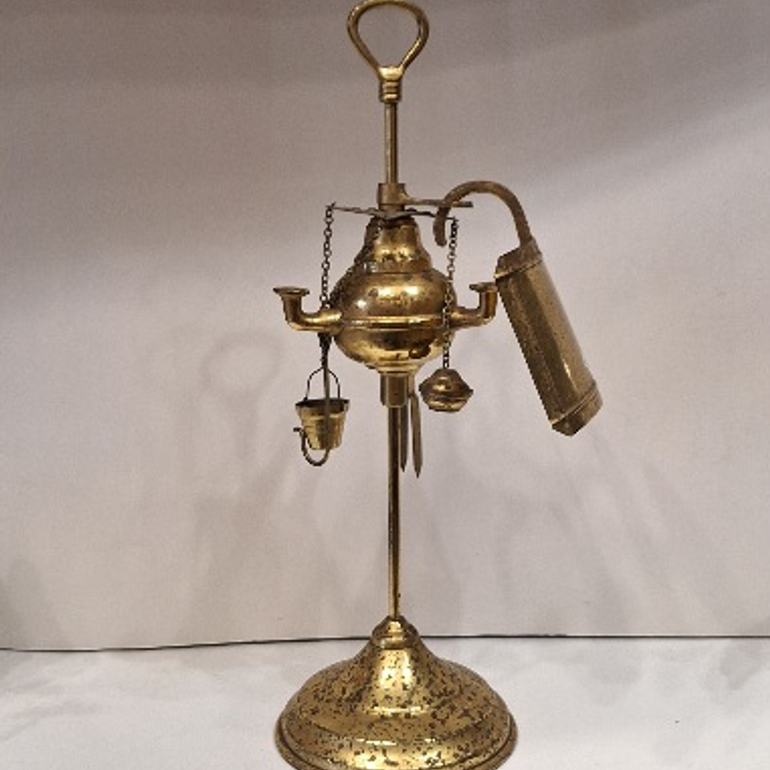 Candeia de azeite em latão  2