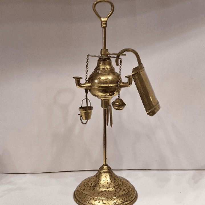 Candeia de azeite em latão  2