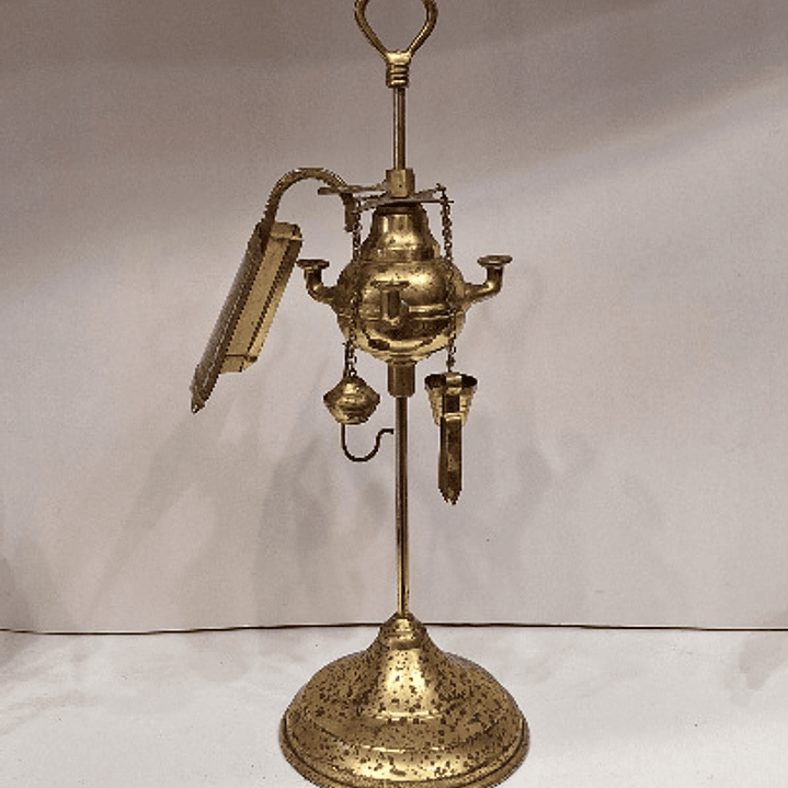 Candeia de azeite em latão  3