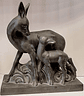 Arte Déco, Escultura de Corça com filhote  - thumbnail 5