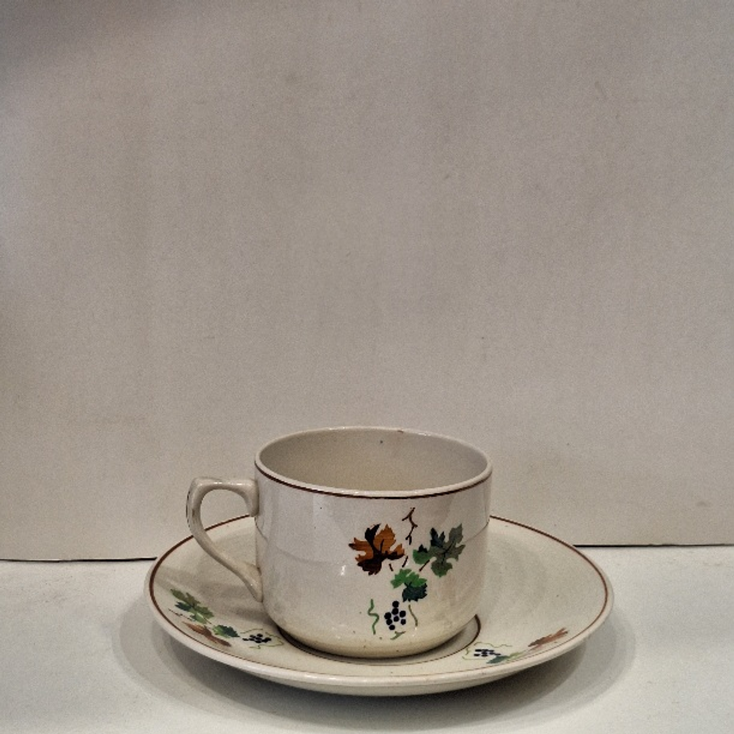 Xícara almoçadeira, faiança Sacavém  4