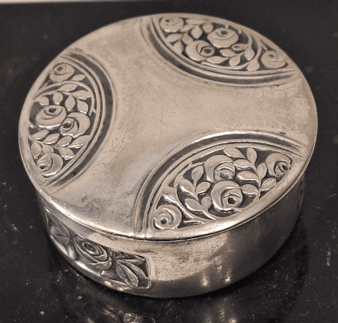 Caixa para rapé em alpacca