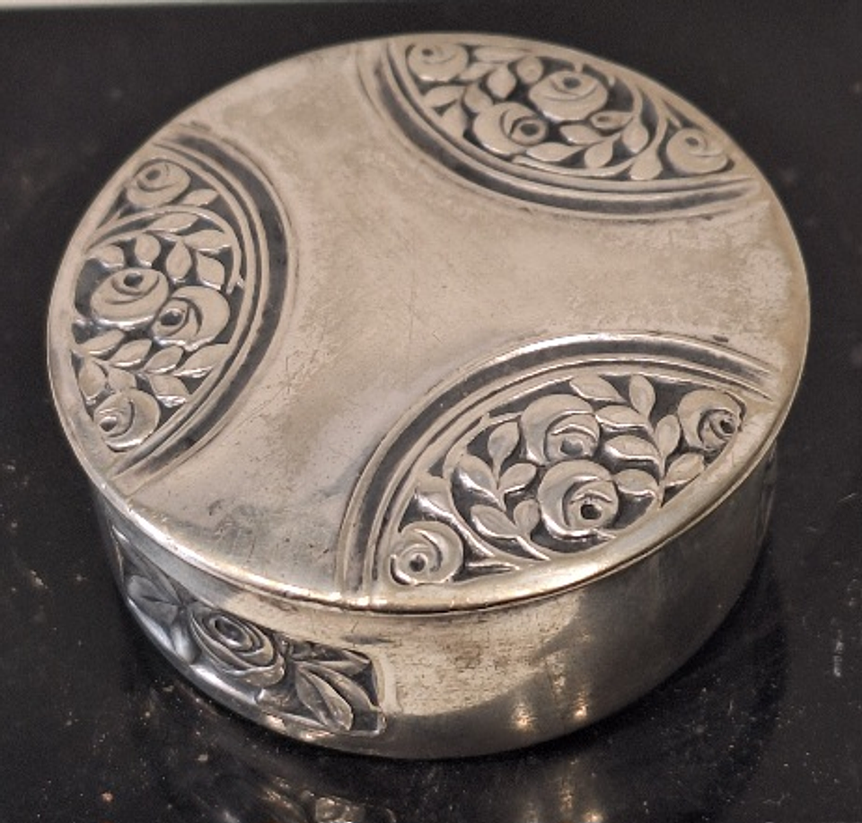 Caixa para rapé em alpacca 1