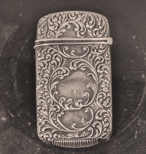 Porta - fósforos, Sterling, Vitoriano 