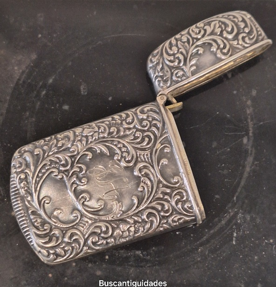 Porta - fósforos, Sterling, Vitoriano  3