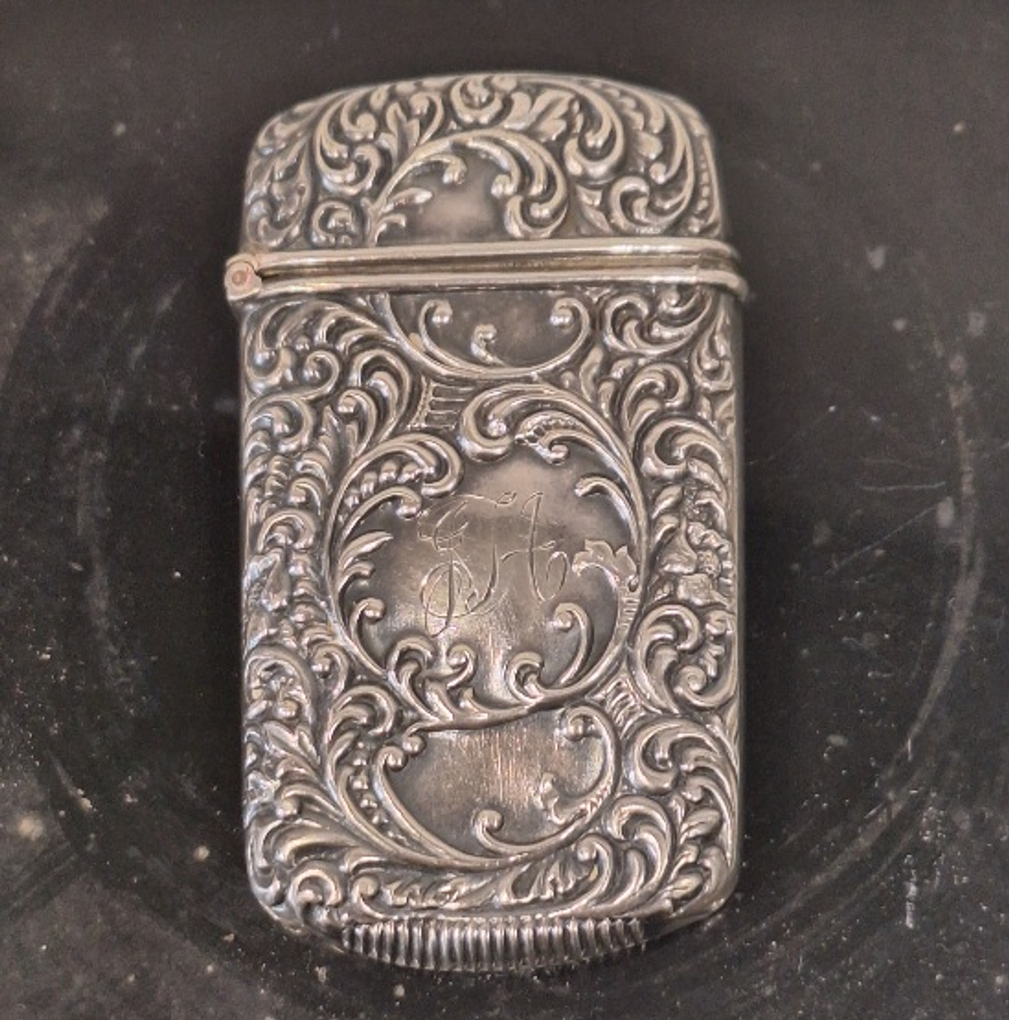 Porta - fósforos, Sterling, Vitoriano  2