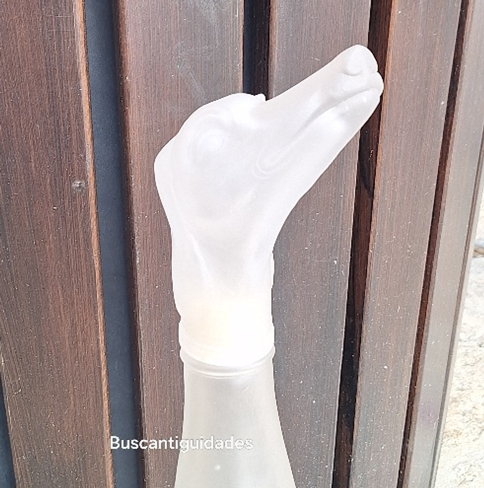 Grande garrafa, representando cão  2