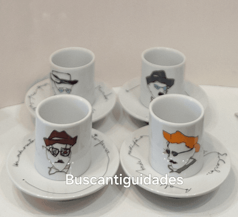 Xícara para colecção. Fernando Pessoa (Vista Alegre)