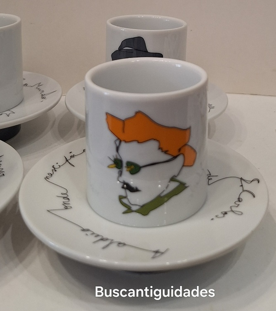 Xícara para colecção. Fernando Pessoa (Vista Alegre) 4