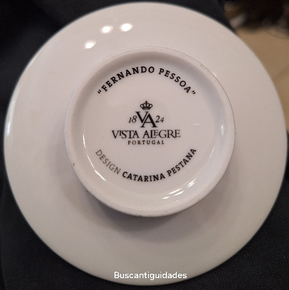 Xícara para colecção. Fernando Pessoa (Vista Alegre) 6