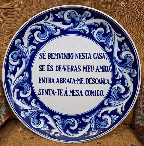 Grande medalhão da Fábrica Aleluia 