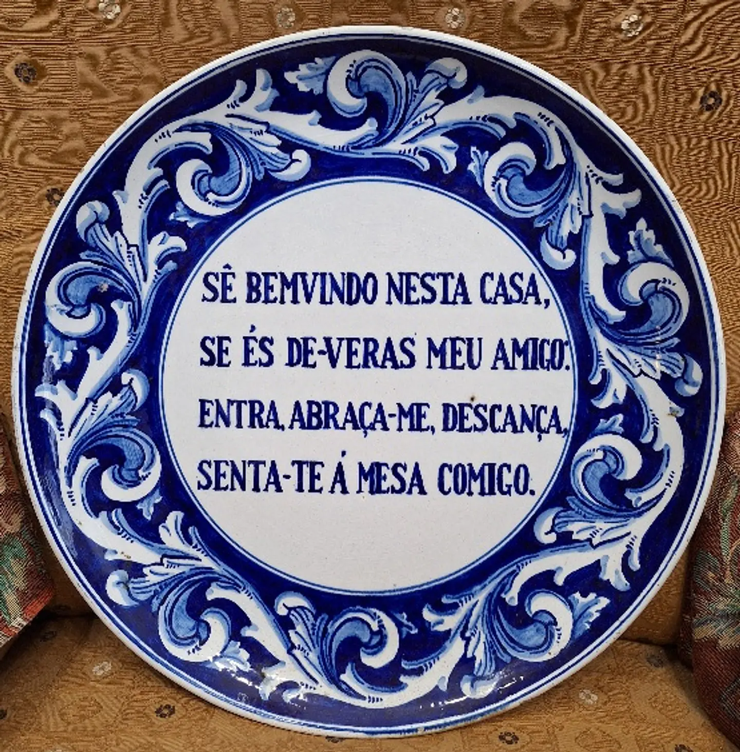 Grande medalhão da Fábrica Aleluia  1