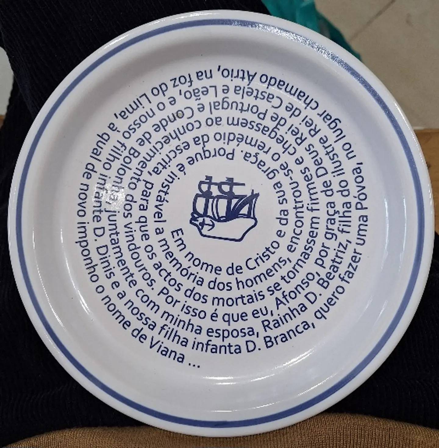 Prato falante, Foral de Viana - 750 anos 1