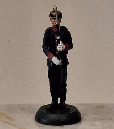 Soldadinho de chumbo policromado 