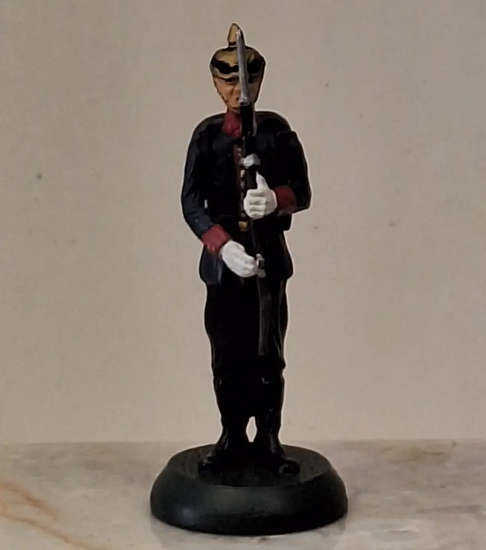 Soldadinho de chumbo policromado  1