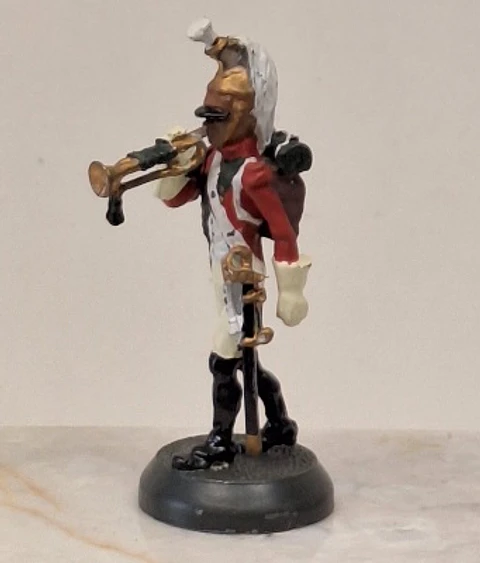 Soldadinho de chumbo policromado 