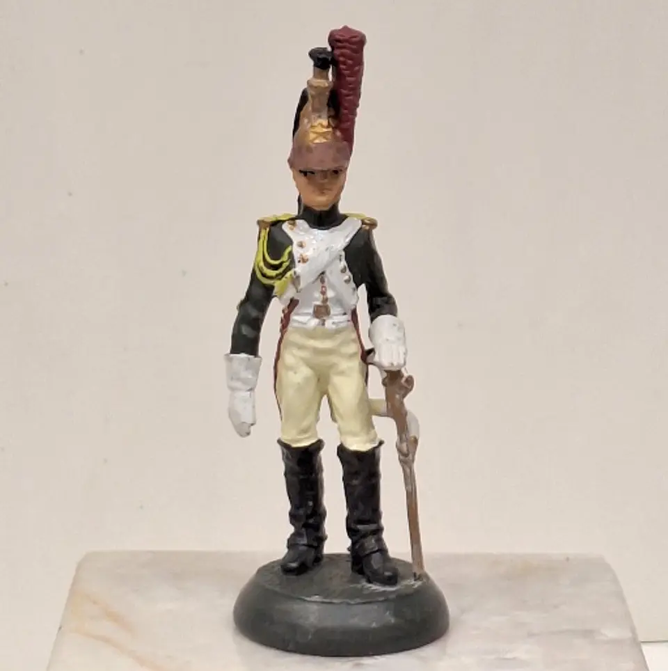 Soldadinho de chumbo policromado  1