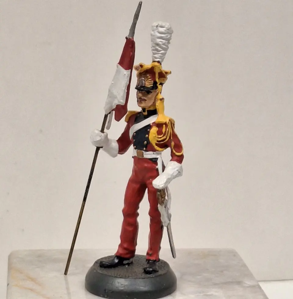 Soldadinho de chumbo policromado  1