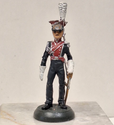 Soldadinho de chumbo policromado 