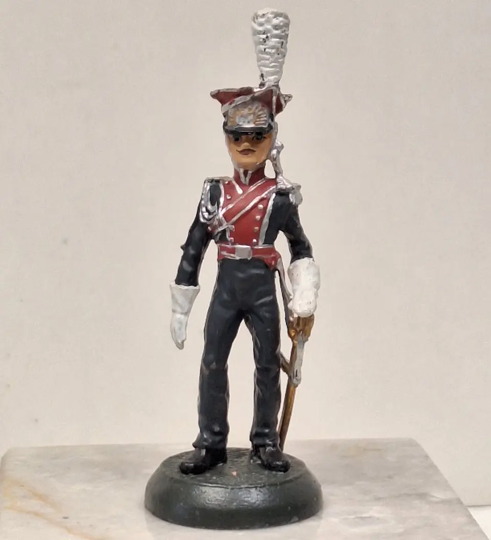 Soldadinho de chumbo policromado  1