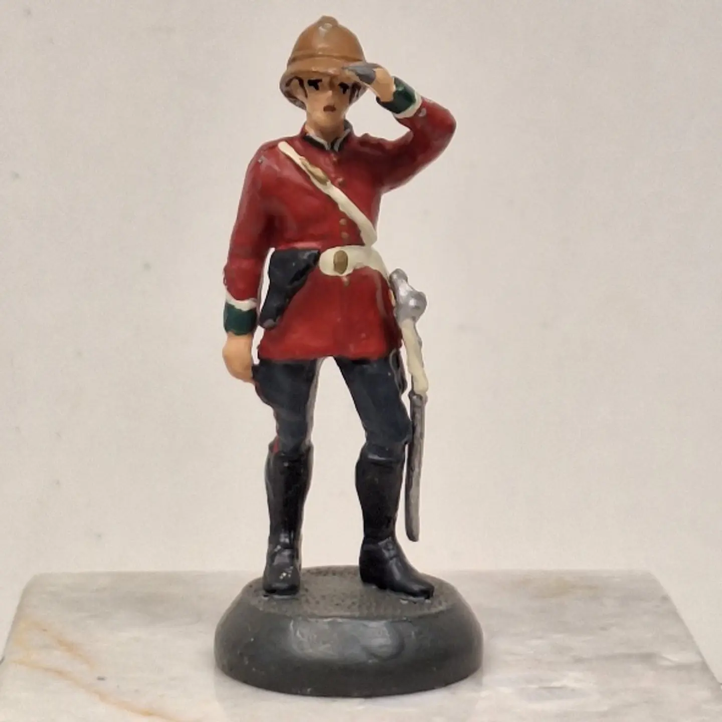 Soldadinho de chumbo policromado  1