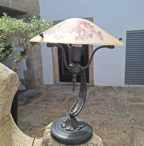 Candeeiro de mesa em pasta de vidro Vianne