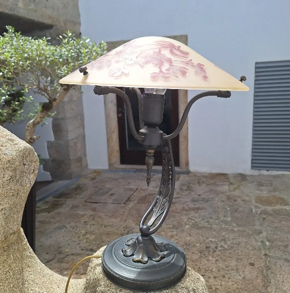 Candeeiro de mesa em pasta de vidro Vianne 1