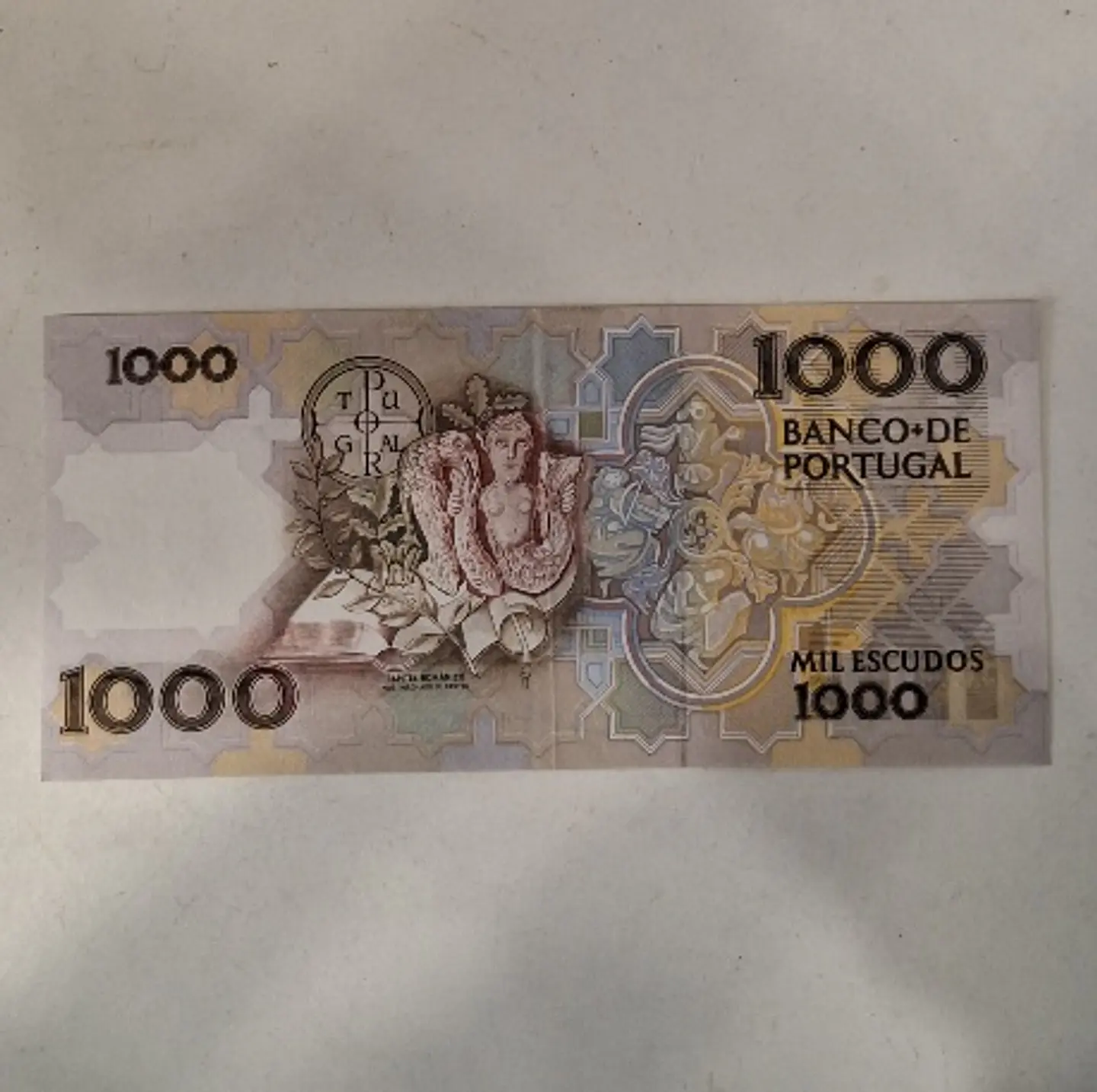 Nota 1000 escudos, República portuguesa  2